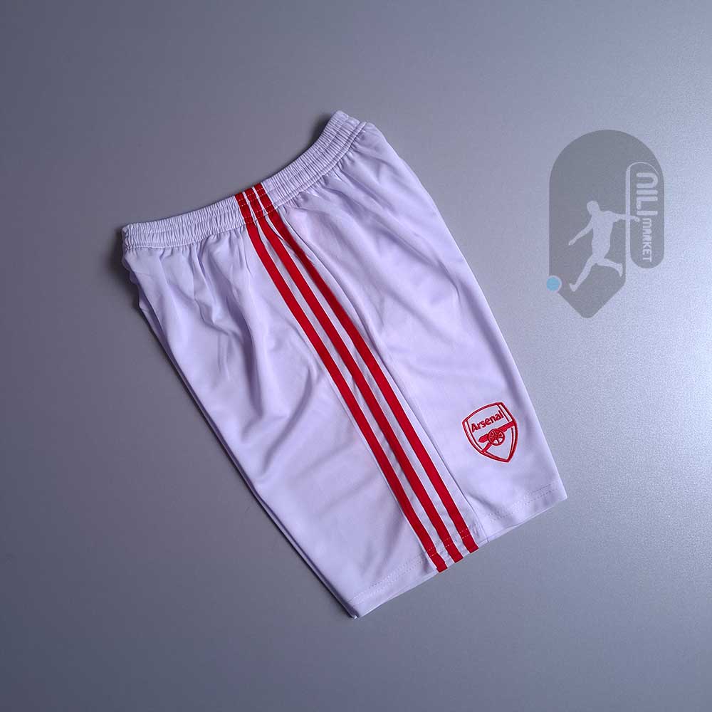 لباس اول آرسنال ( ورژن هوادار - فصل 2025/2026) به همراه شورت ورزشی