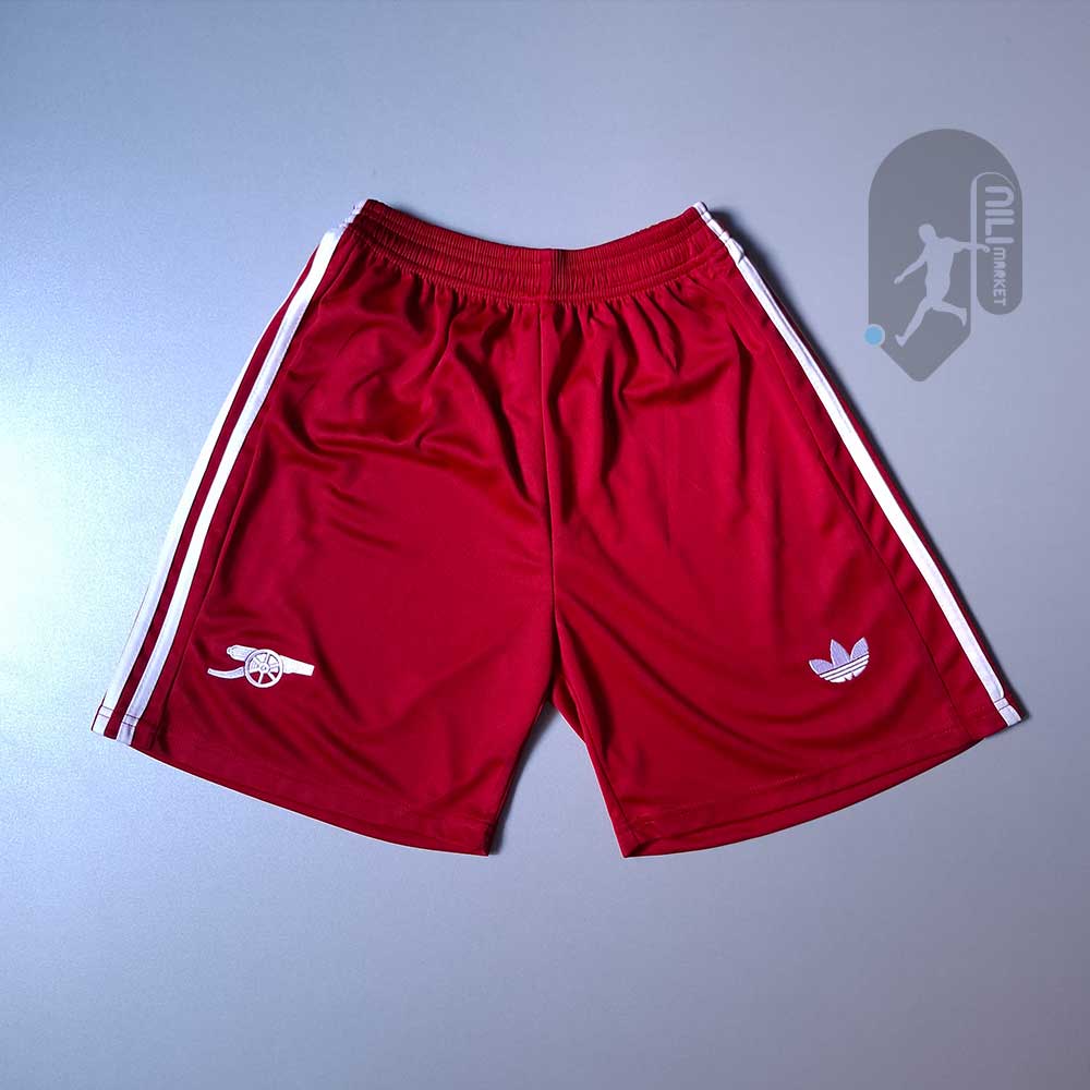 لباس دوم آرسنال ( ورژن هوادار - فصل 2025/2026) به همراه شورت ورزشی