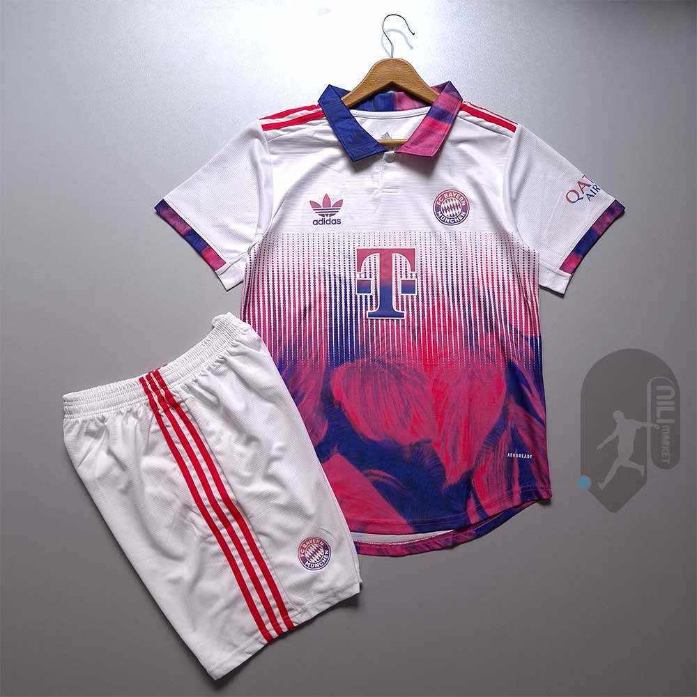 لباس کانسپت بایرن ( ورژن پلیر ) به همراه شورت ورزشی