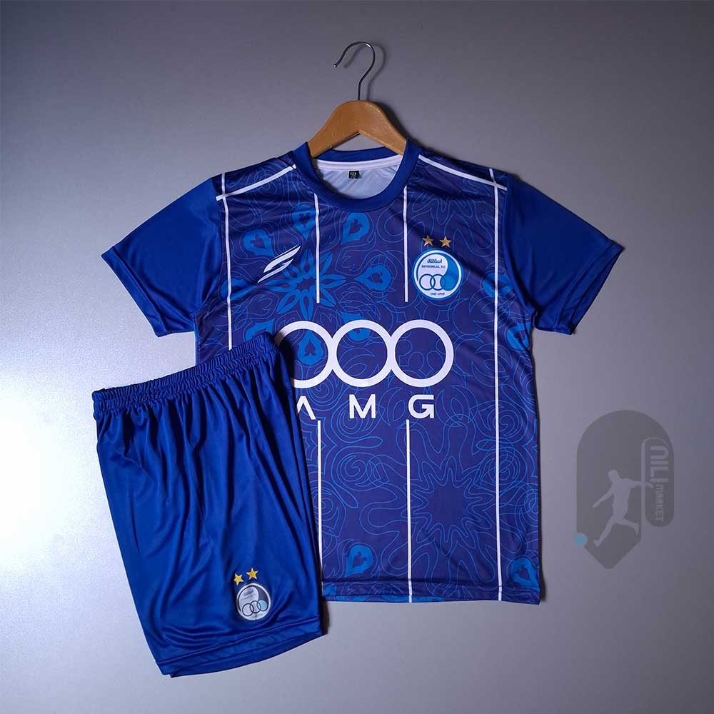 لباس اول استقلال (فصل 1404/405) به همراه شورت ورزشی