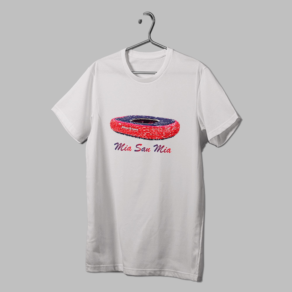 هواداری بایرن مونیخ طرح 7 - آلیانز آرنا (تیشرت ، هودی ، دورس)(رنگبندی)