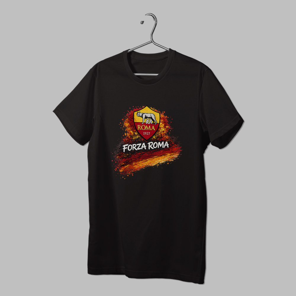 هواداری آ اس رم طرح 5 (تیشرت ، هودی ، دورس)(رنگبندی)