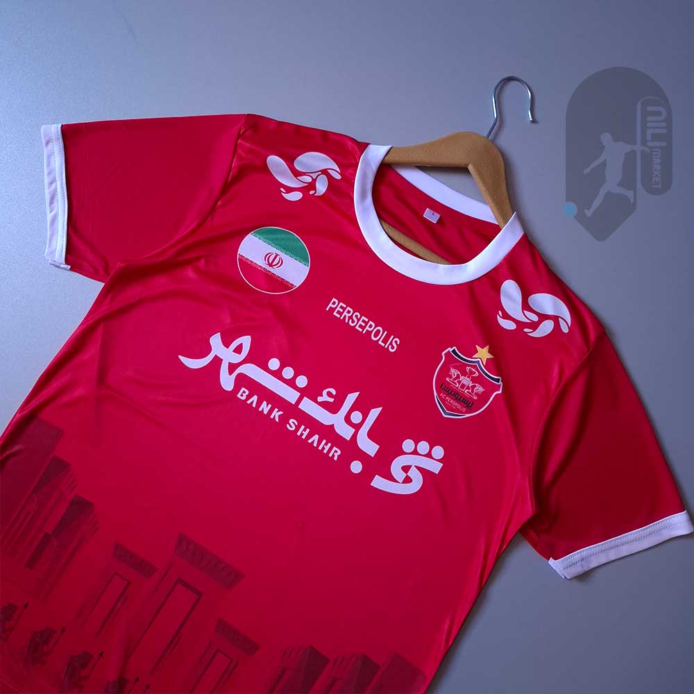 لباس اول پرسپولیس ( فصل 1404/405) به همراه شورت ورزشی