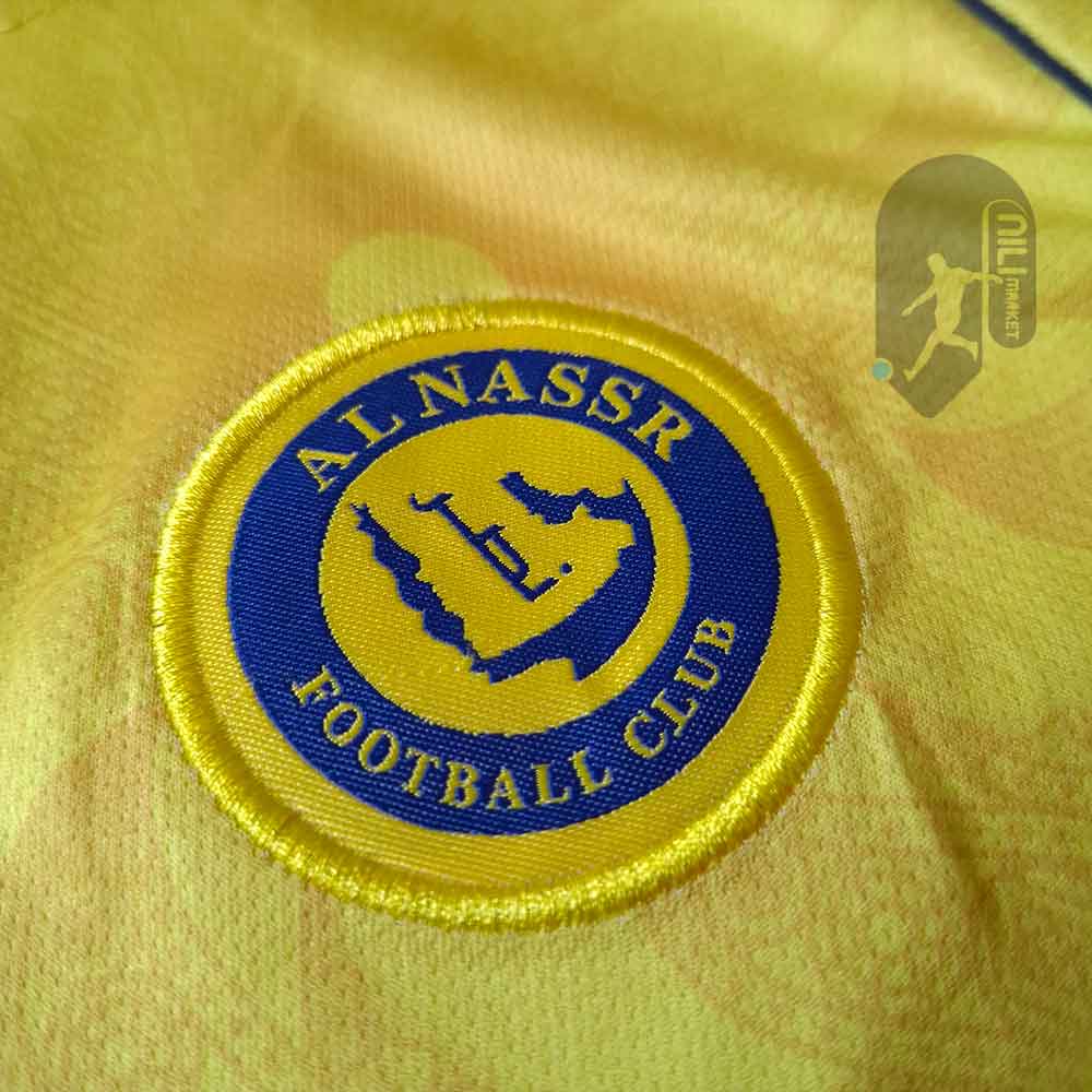 لباس اول النصر - بچگانه (ورژن هوادار  - فصل 2025/26) به همراه شورت ورزشی