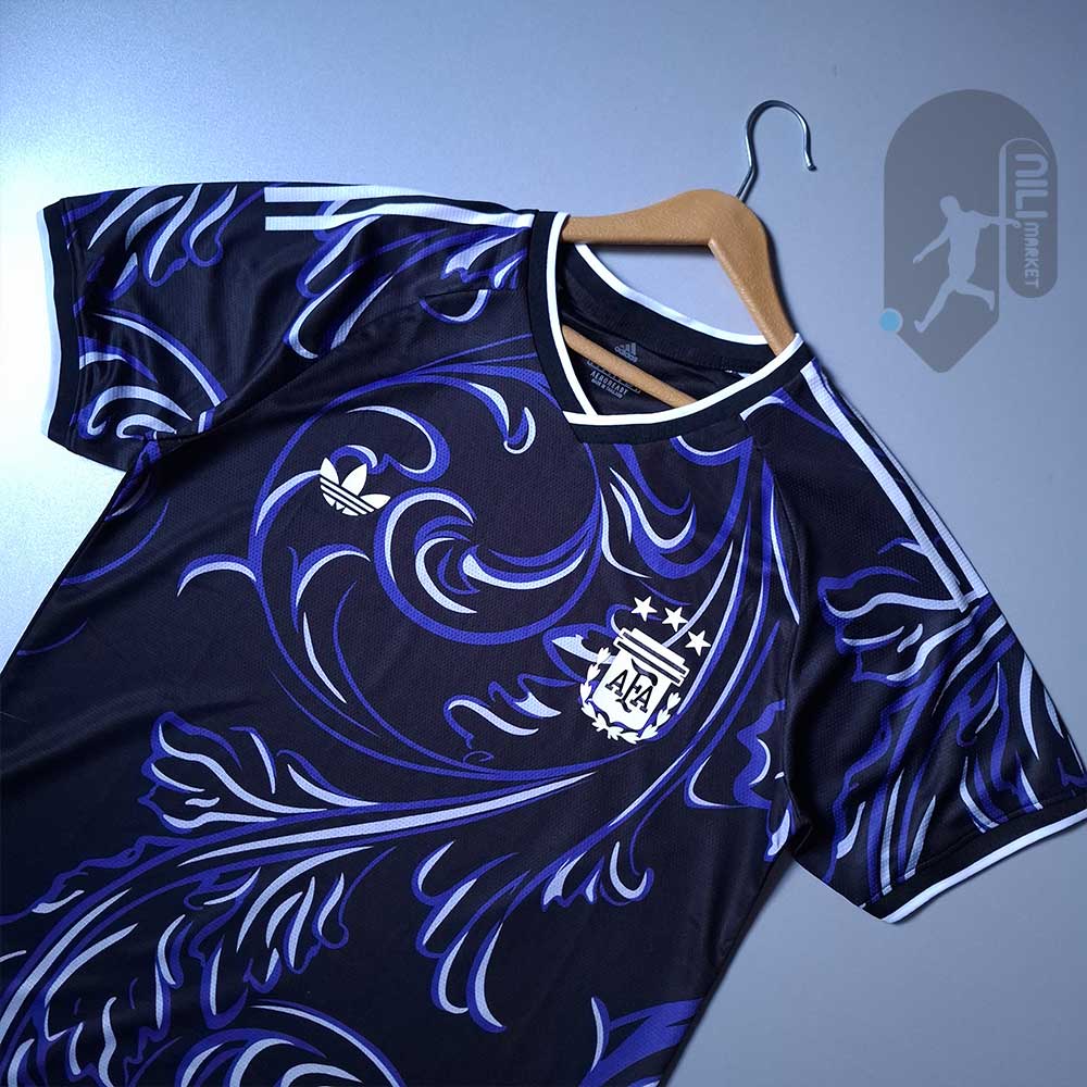 لباس دوم احتمالی آرژانتین (ورژن پلیر -  جام جهانی 2026) به همراه شورت ورزشی