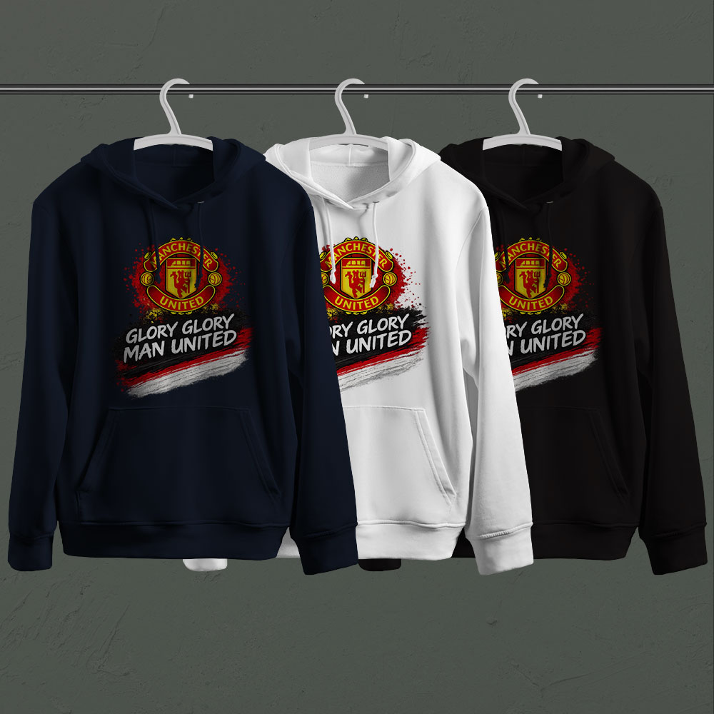 هواداری منچستریونایتد طرح 14 (تیشرت ، هودی ، دورس)(رنگبندی)