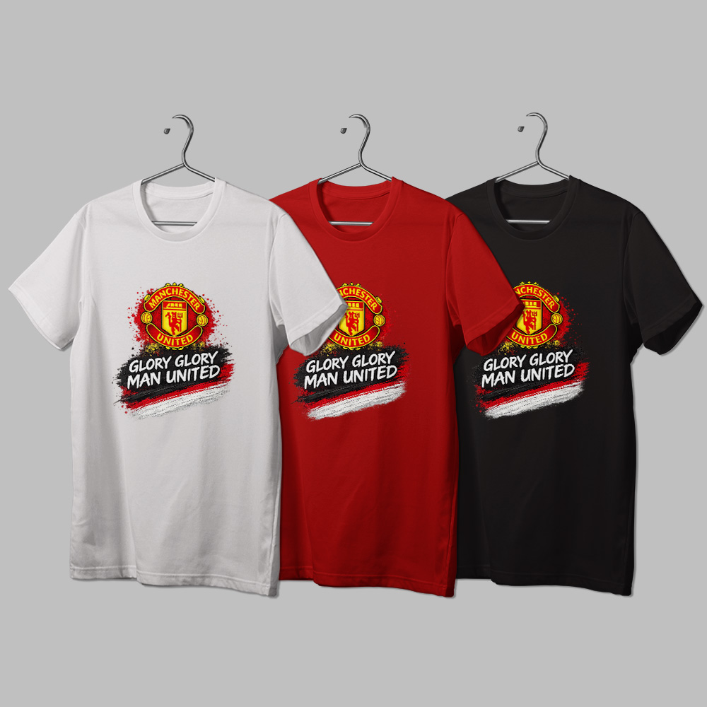 هواداری منچستریونایتد طرح 14 (تیشرت ، هودی ، دورس)(رنگبندی)