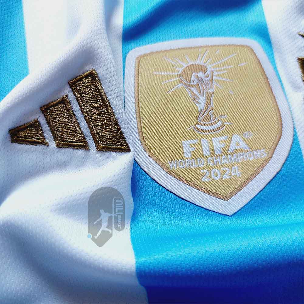 لباس اول آرژانتین - بچگانه (سال 2024) به همراه شورت ورزشی