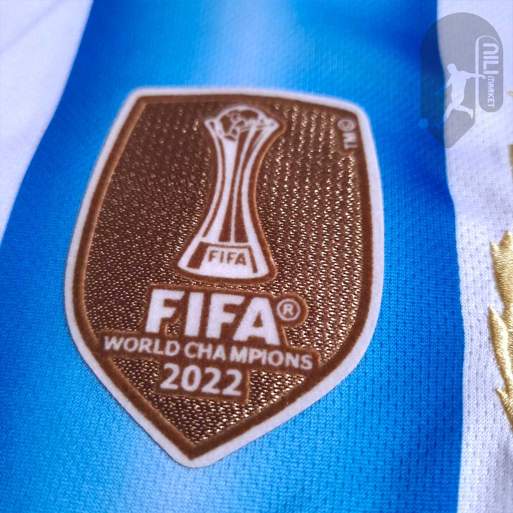 لباس اول آرژانتین (ورژن هوادار  -  سال 2026) به همراه شورت ورزشی