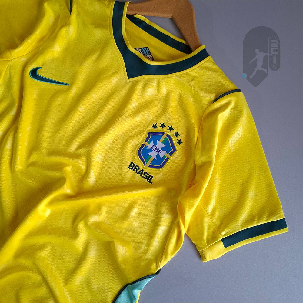 لباس اول برزیل ( ورژن هوادار  -  جام جهانی 2026) به همراه شورت ورزشی