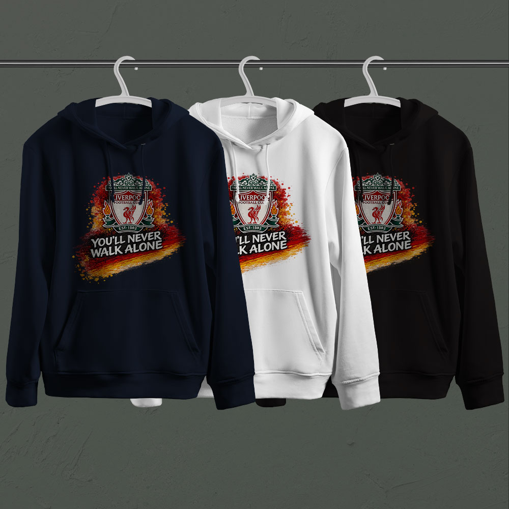 هواداری لیورپول طرح 13 (تیشرت ، هودی ، دورس)(رنگبندی)