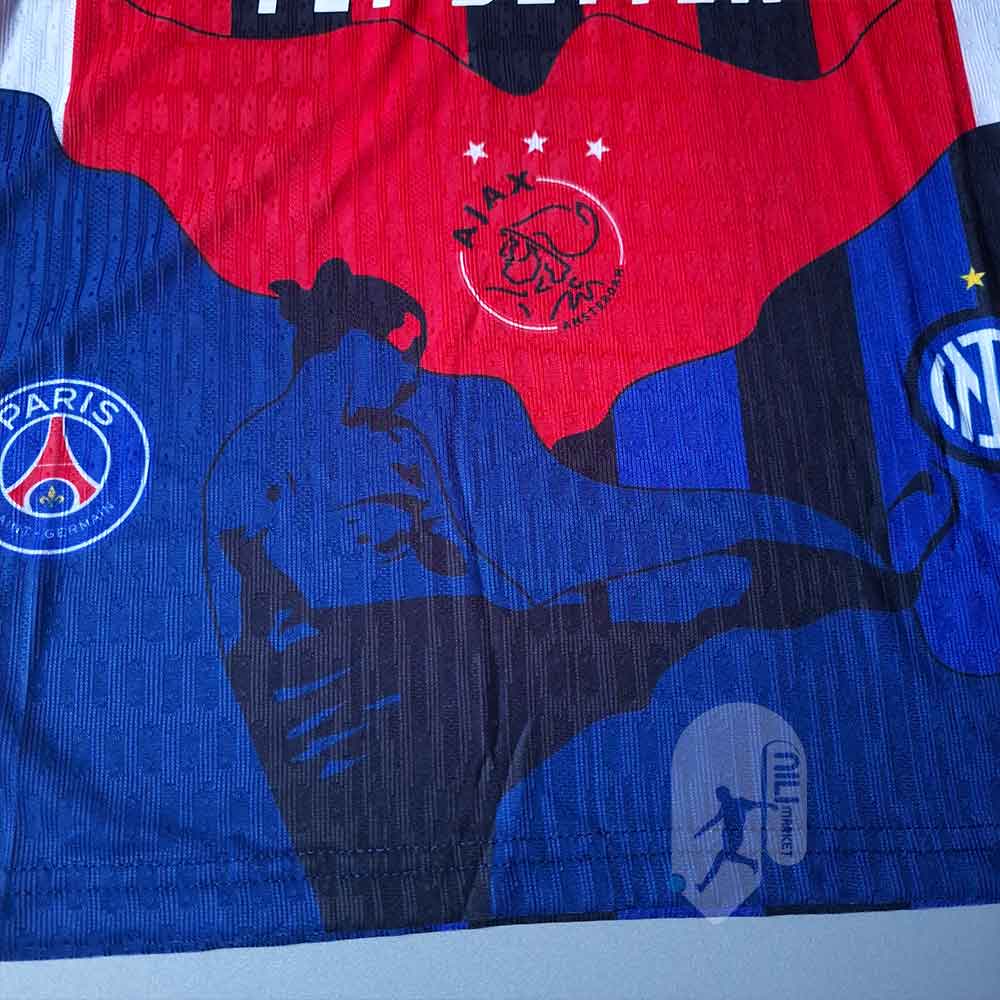 لباس منتخب زلاتان ابراهیموویچ – طراحی ترکیبی میلان، بارسلونا، آزاکس، اینتر، PSG و سوئد - ورژن پلیر