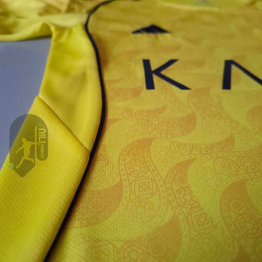 لباس اول النصر - بچگانه (ورژن هوادار  - فصل 2025/26) به همراه شورت ورزشی