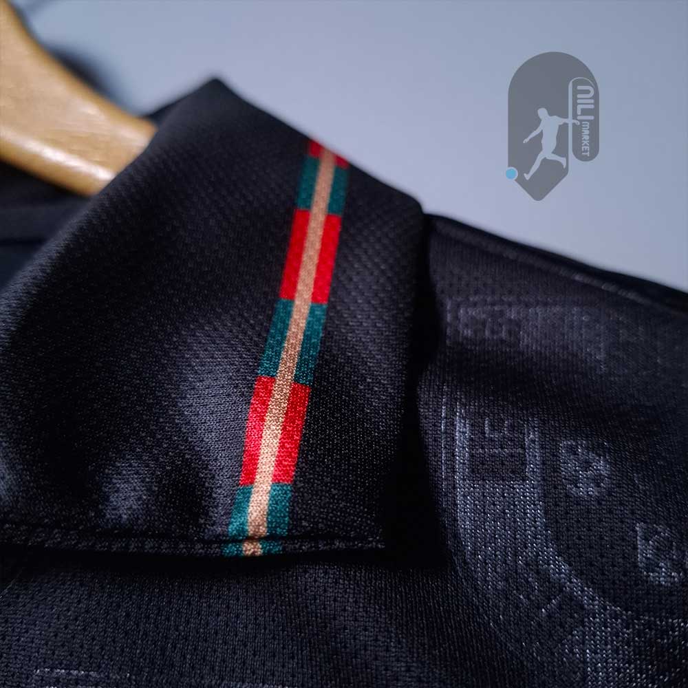 لباس پرتغال طرح ویژه مشکی ( ورژن هوادار - سال 2025) همراه با شورت ورزشی