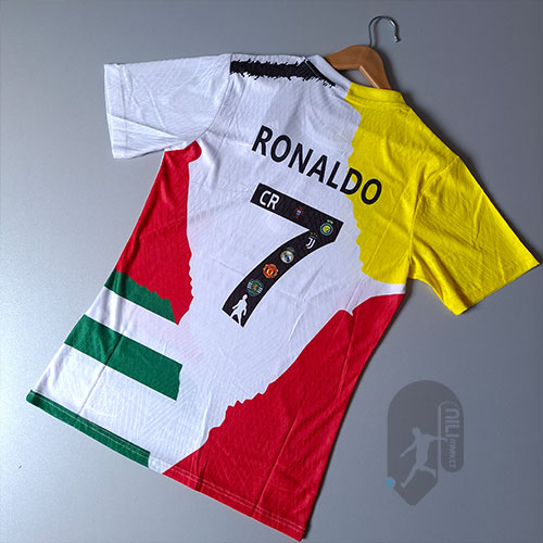 لباس منتخب رونالدو با طراحی ترکیبی تمام تیم‌ها - ورژن پلیر | مخصوص طرفداران CR7