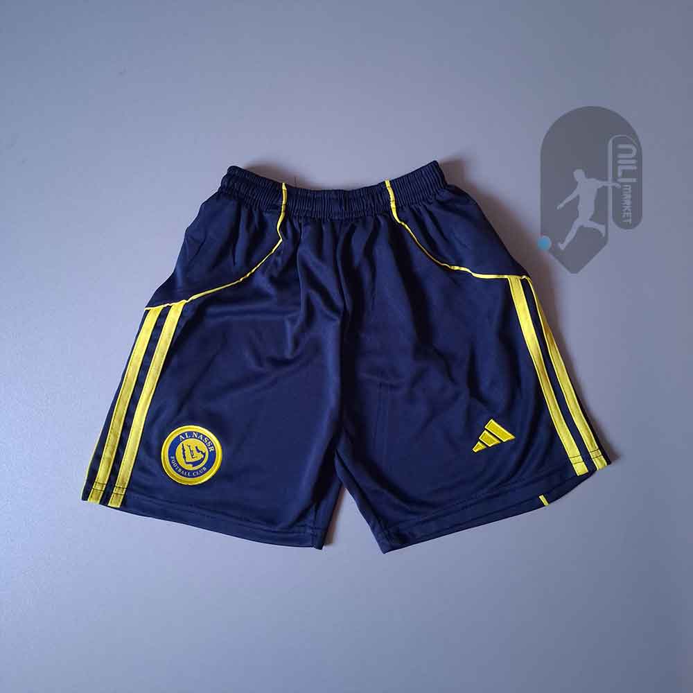 لباس اول النصر - بچگانه (ورژن هوادار  - فصل 2025/26) به همراه شورت ورزشی