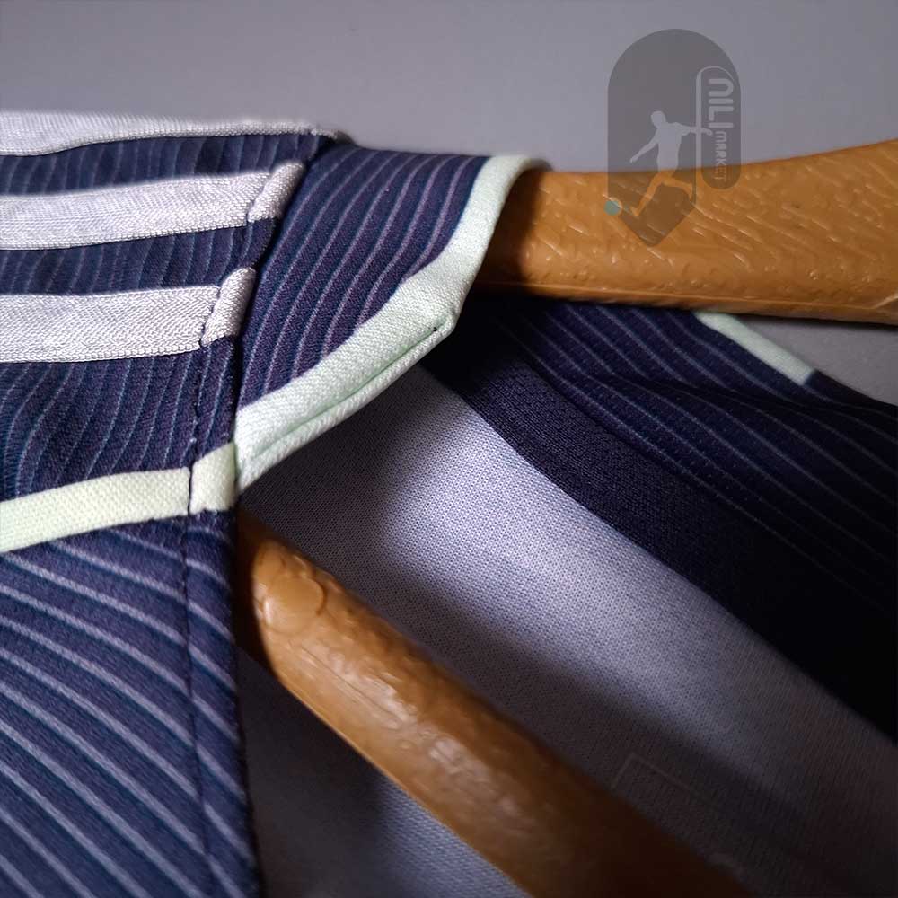 لباس دوم رئال مادرید ( ورژن هوادار - فصل 2025/2026) به همراه شورت ورزشی