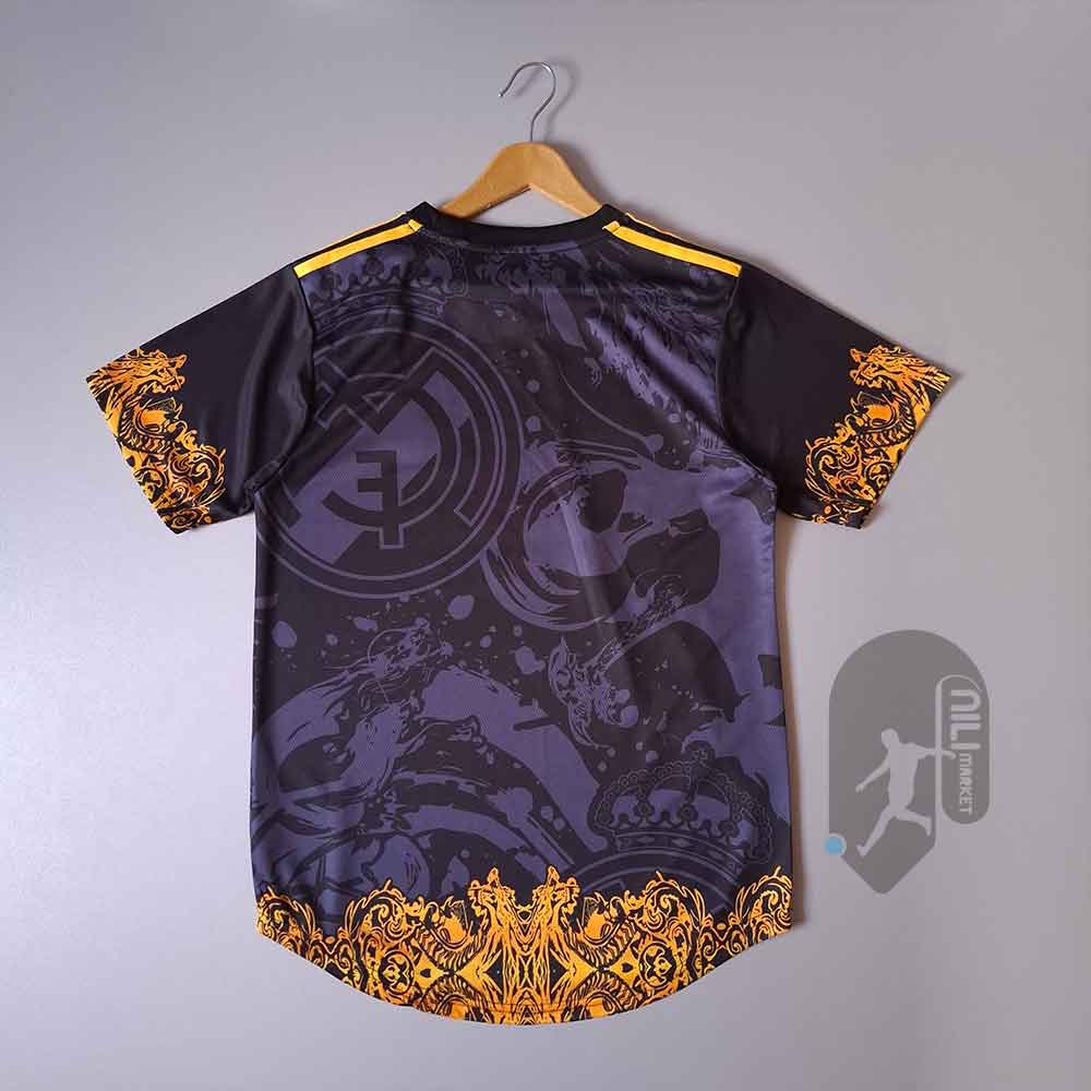 لباس کانسپت رئال مادرید (طرح دراگون - ورژن پلیر) به همراه شورت ورزشی