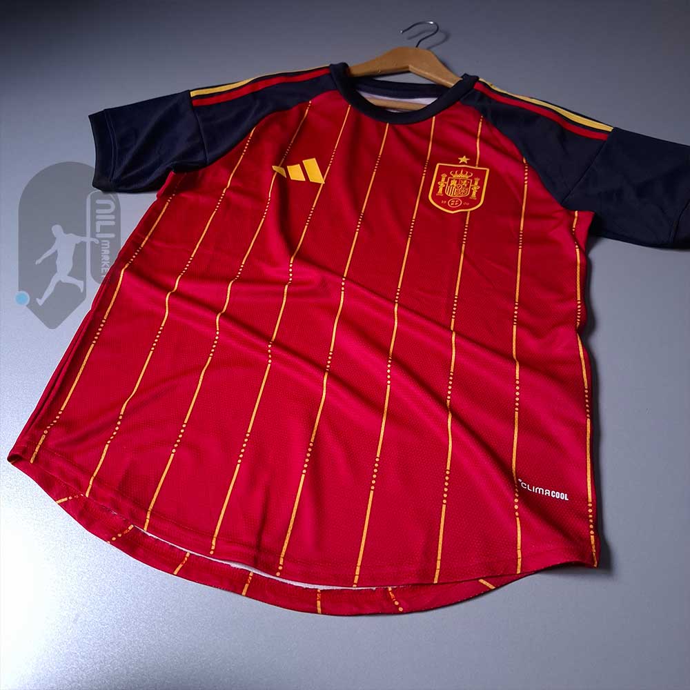 لباس اول اسپانیا (ورژن پلیر - جام جهانی 2026) به همراه شورت ورزشی