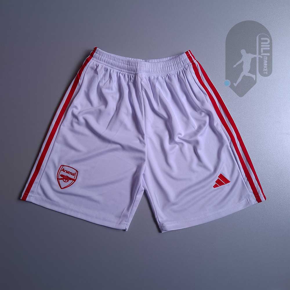 لباس اول آرسنال ( ورژن هوادار - فصل 2025/2026) به همراه شورت ورزشی