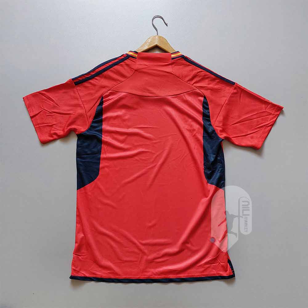 لباس اول اسپانیا (کیفیت A - ورژن هوادار - جام جهانی 2022) همراه با شورت ورزشی
