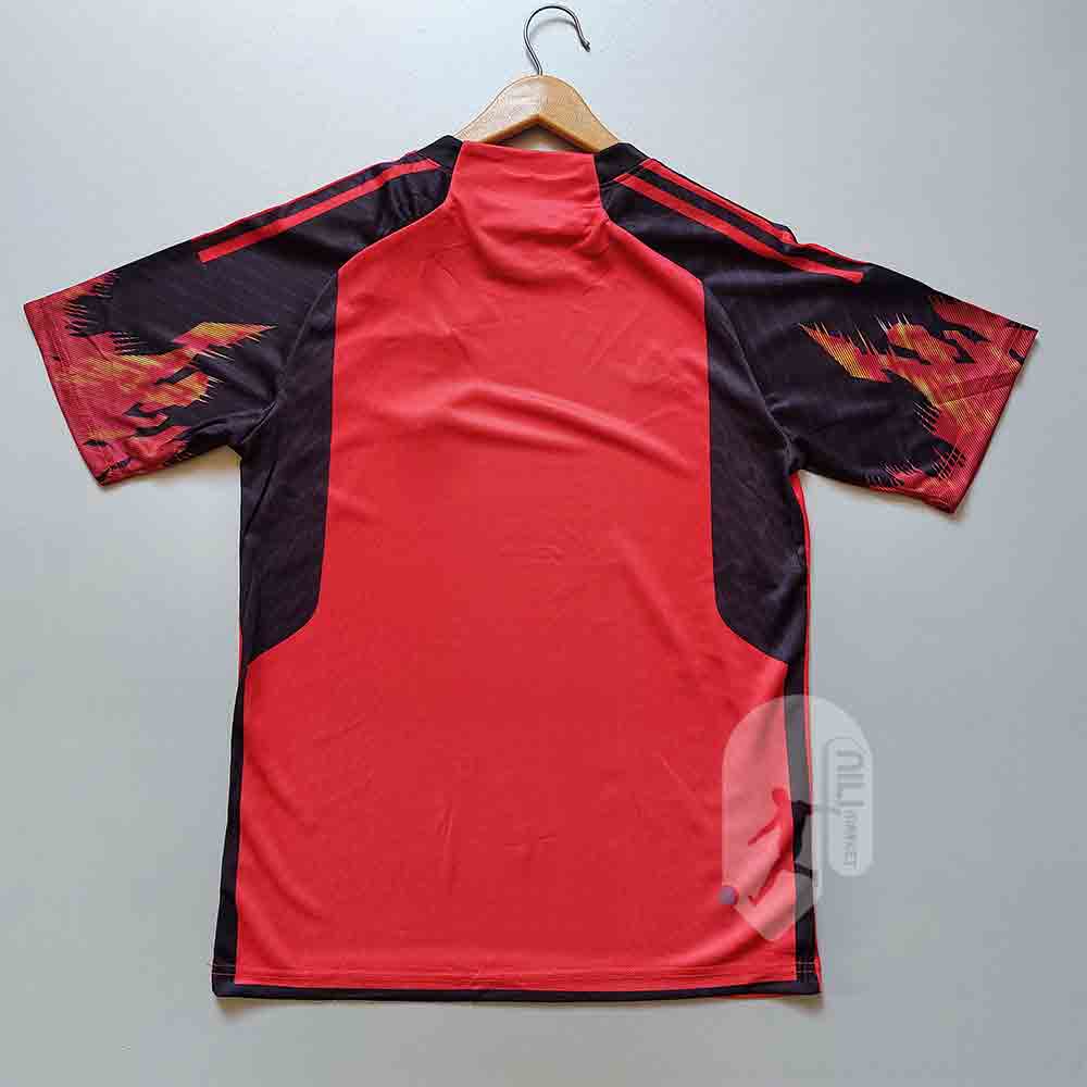 لباس اول بلژیک (کیفیت A - ورژن هوادار - جام جهانی 2022) همراه با شورت ورزشی