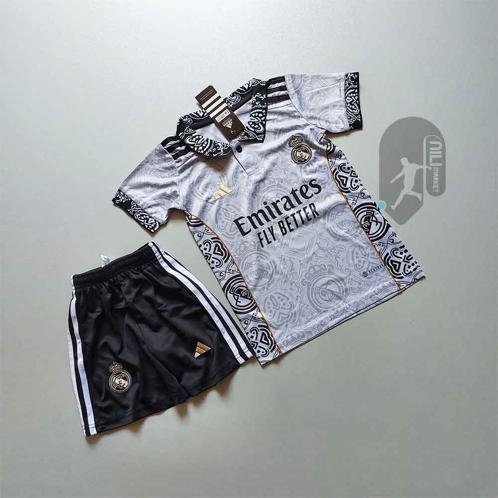 لباس کانسپت رئال مادرید - بچگانه (کیفیت A  - ورژن هوادار) به همراه شورت ورزشی