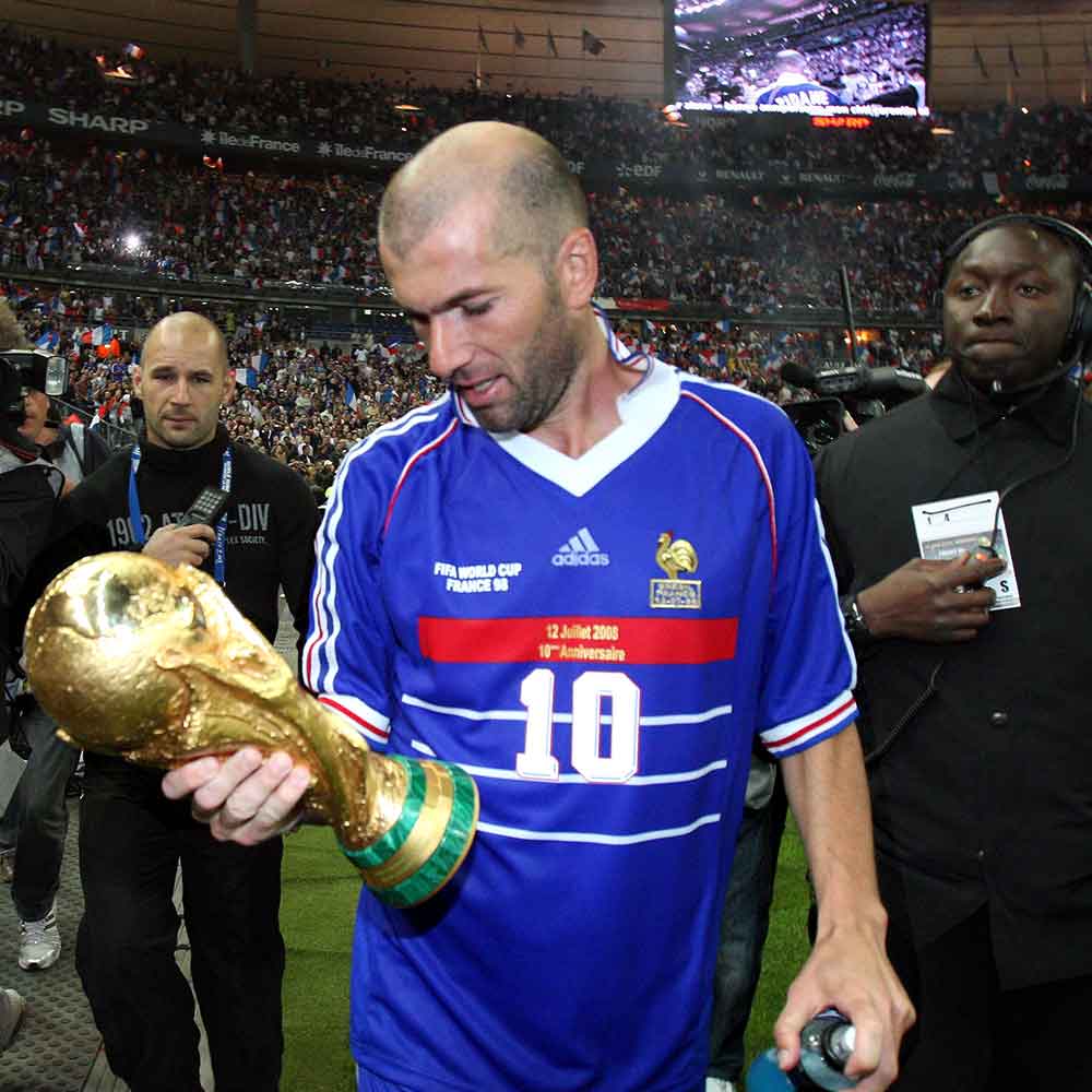 لباس کلاسیک فرانسه جام جهانی سال 1998