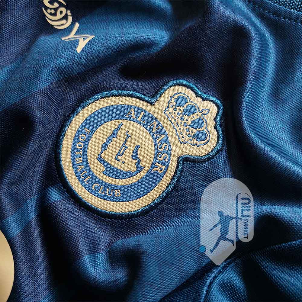 لباس دوم النصر - بچگانه (ورژن هوادار - فصل 2023/24) به همراه شورت ورزشی