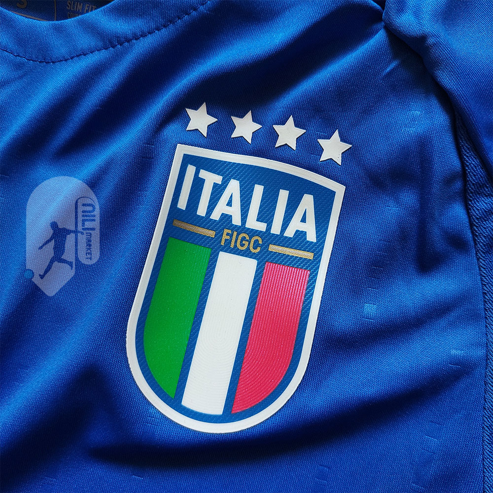 لباس اول ایتالیا (کیفیت A++  - ورژن پلیر قواره ازاد - طرح یورو 2024)