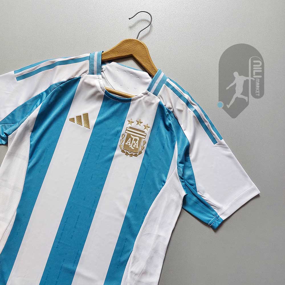 لباس اول آرژانتین (کیفیت A++ - ورژن پلیر -  سال 2024)