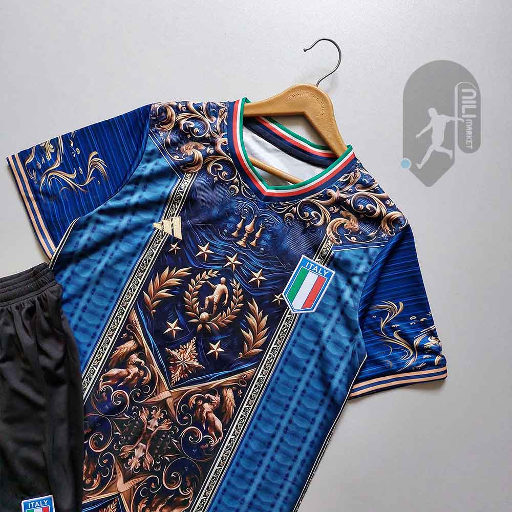 لباس کانسپت ایتالیا - ورژن هوادار به همراه شورت ورزشی
