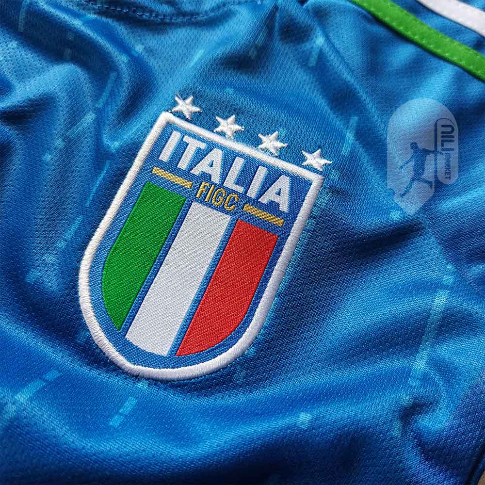 لباس اول ایتالیا - بچگانه (طرح یورو 2024) به همراه شورت ورزشی
