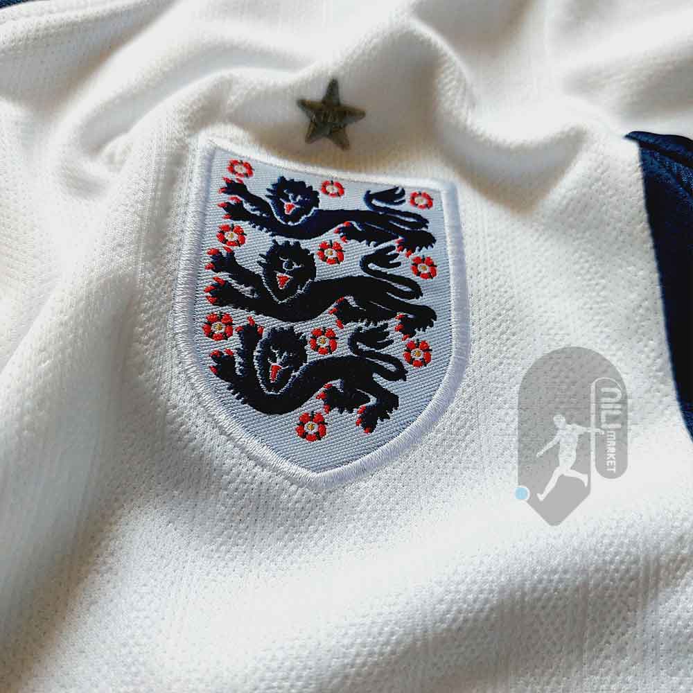 لباس اول انگلیس - بچگانه (طرح یورو 2024) به همراه شورت ورزشی