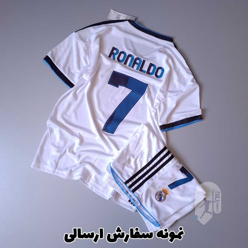 لباس کلاسیک رئال مادرید (ورژن هوادار - فصل 2012/13) به همراه شورت ورزشی