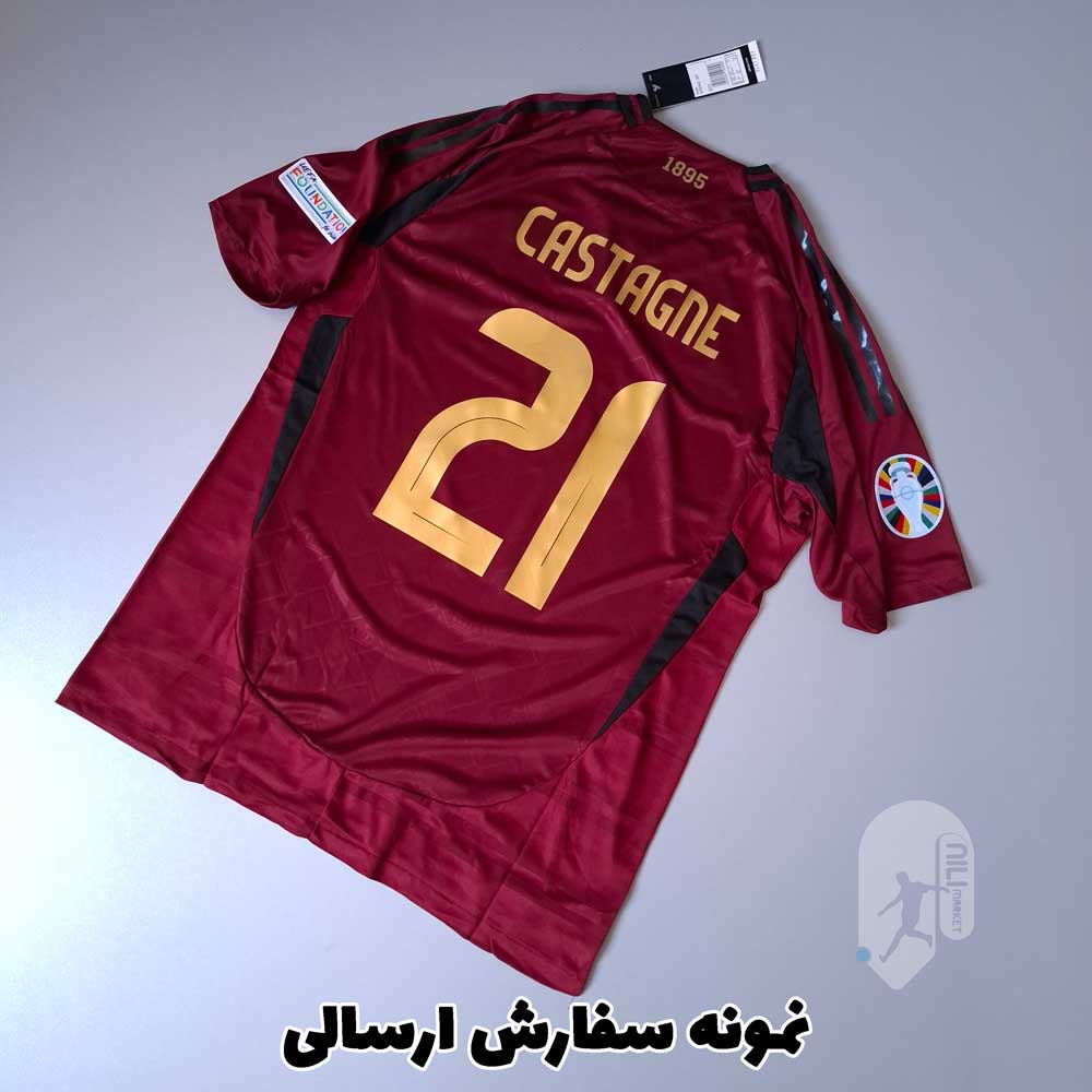 لباس اول بلژیک (ورژن پلیر - قواره جذب - طرح یورو 2024)