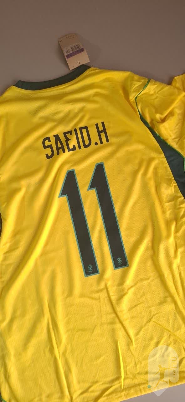 سعید شماره 11 با فونت رسمی تیم ملی برزیل