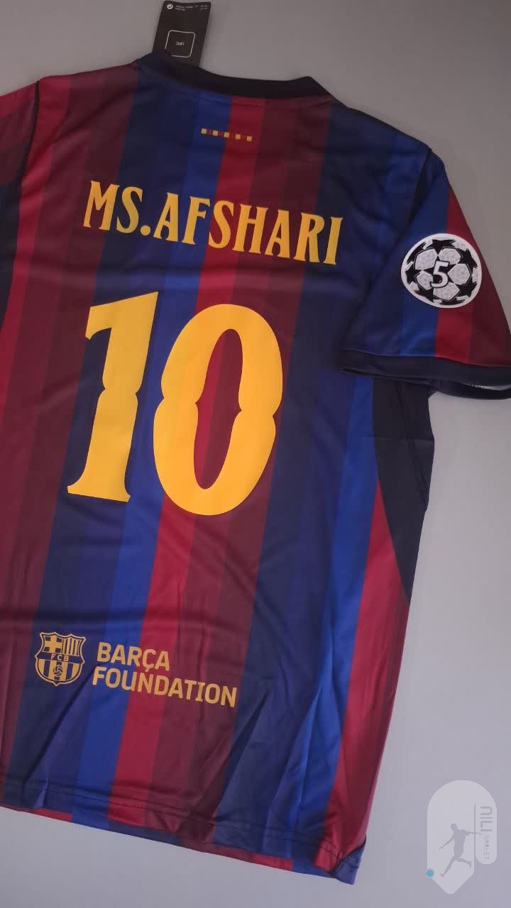 افشاری با شماره 10 رو کیت بارسا